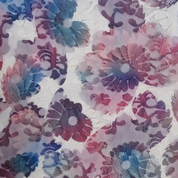 💜Badgley Mischka Belle💜 - Floral A-Line Sleeveless Olga Dress - Picture 4 of 13